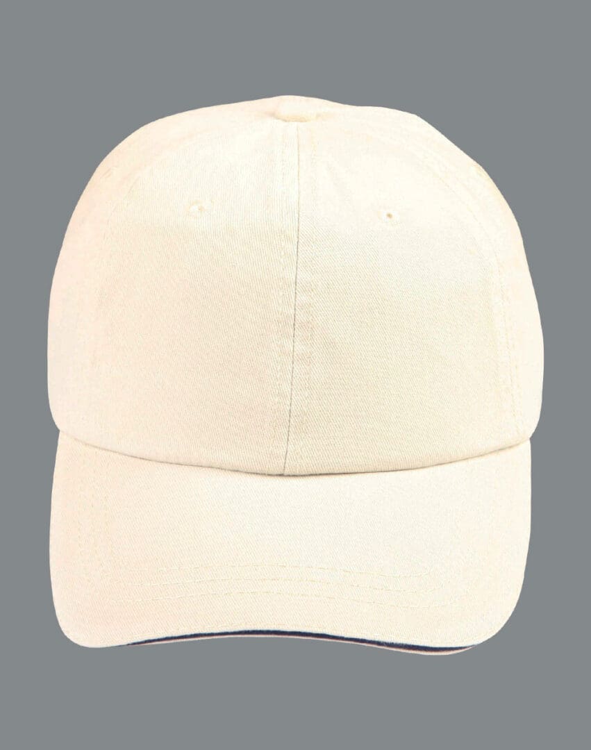 A white hat is shown with no background.