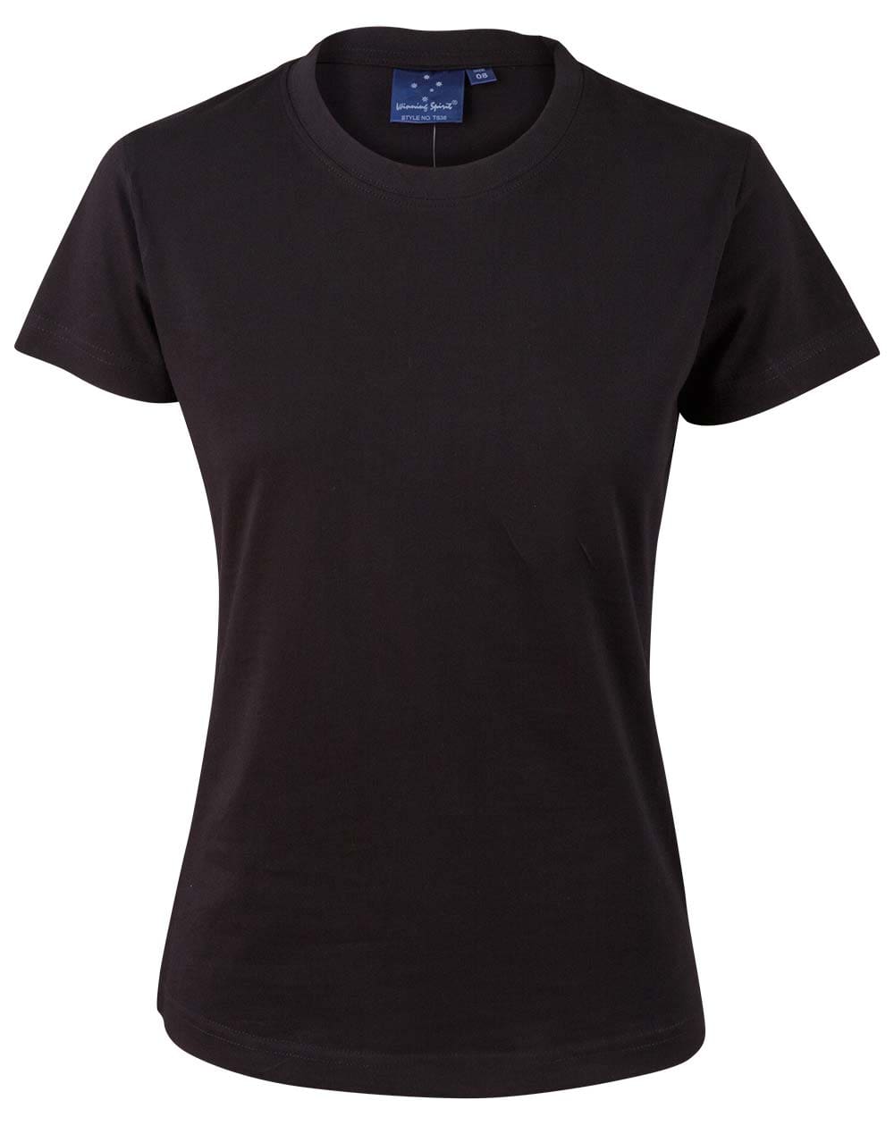 A black shirt is shown with no background.